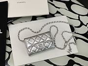 Chanel Small Waist Bag Silver 99036 - 1