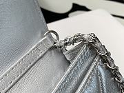 Chanel Small Waist Bag Silver 99036 - 2