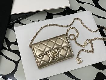 Chanel Small Waist Bag Light Gold 99036