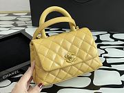 Chanel Handle Mini Bag Lemon Yellow 99003 Size 13 × 19 × 9 cm - 4