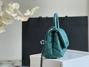 Chanel Handle Mini Bag Green 99003 Size 13 × 19 × 9 cm - 6