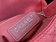 Chanel Handle Mini Bag Pink 99003 Size 13 × 19 × 9 cm - 3