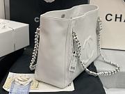 Chanel Tote Bag White AS8473 Size 42 x 29 x 12 cm - 6