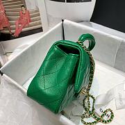 Chanel Mini Cf Handle Pearlescent Green AS2431 Size 20 x 6 x 13 cm - 2