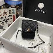 Chanel Mini Messenger Bag Black As2540 Size 17 × 13 × 6 cm - 1