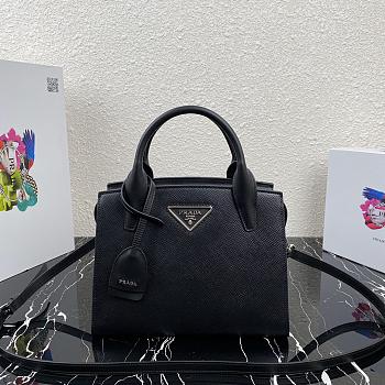 Prada Handbag Black 1BA297 Size 26 x 20 x 13.5 cm