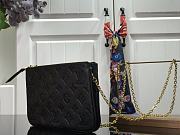 Louis Vuitton Pochette Double Zip Black M63919 Size 20 x 12.5 x 3 cm - 5