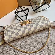 Louis Vuitton Eva Damier Azur Shoulder Bag White N55214 Size 25 x 4 x 13 cm - 4