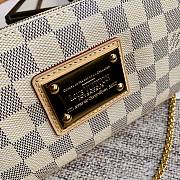 Louis Vuitton Eva Damier Azur Shoulder Bag White N55214 Size 25 x 4 x 13 cm - 3