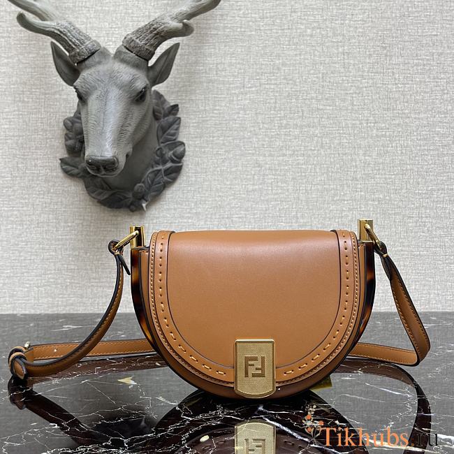 Fendi Moonlight Leather Handbag Size 21 x 9 x 14 cm - 1