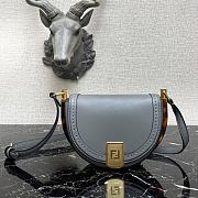 Fendi Moonlight Leather Handbag Blue Size 21 x 9 x 14 cm - 1