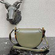Fendi Moonlight Leather Handbag Green Size 21 x 9 x 14 cm - 4