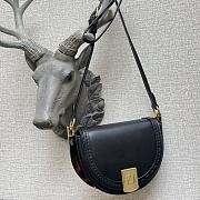 Fendi Moonlight Leather Handbag Black Size 21 x 9 x 14 cm - 3