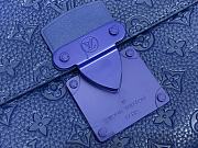 LV S Lock A4 Pouch Taurillon Monogram Blue M80582 Size 27 x 21 x 3.5 cm - 2