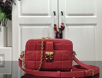 LV Troca PM H27 Handbags Red M59116 Size 22 x 15 x 6 cm