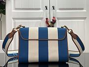 Louis Vuitton Twist MM Bag Blue M57659 Size 23 x 17 x 9.5 cm - 5