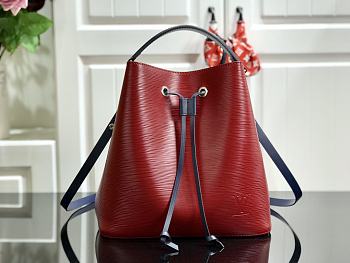 Louis Vuitton Neo Noe Shoulder Bag Red M54369 Size 26 x 26 x 17.5 cm