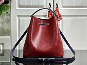 Louis Vuitton Neo Noe Shoulder Bag Red M54369 Size 26 x 26 x 17.5 cm - 2