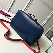 Louis Vuitton Neo Noe Shoulder Bag Blue M54369 Size 26 x 26 x 17.5 cm - 3