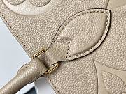 LV Onthego Handbag Monogram Beige M44576 Size 41 x 34 x 19 cm - 6