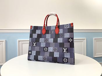 LV Onthego Tote Bags Damier Graphite Canvas M44576 Size 41 x 34 x 19 cm