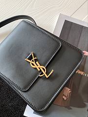 YSL Kaia Shoulder Bag Black 668809 Size 16 x 18 x 6 cm - 3