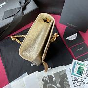 YSL Kate Golden Gold Buckle 326076Q Size 24 x 14.5 x 5 cm - 5