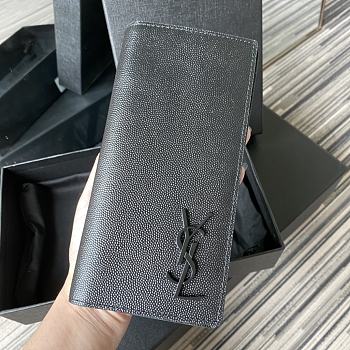 YSL Men's Long Single-Fold Wallet A076K Size 9 x 18 x 2 cm