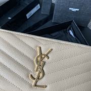 YSL Wallet Beige 358094 Size 19 x 9 cm - 2