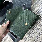 YSL Wallet Green 437469-1 Size 19 x 9 cm - 2