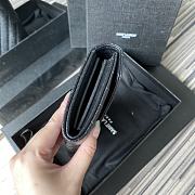 YSL Wallet Full Black 437469-1 Size 19 x 9 cm - 6