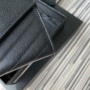 YSL Wallet Full Black 437469-1 Size 19 x 9 cm - 2