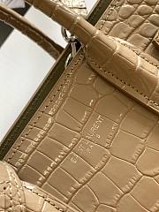 YSL Bag With Crocodile Pattern 392035 Size 22 x 18 x 10.5 cm - 6
