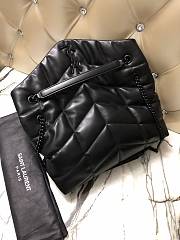 YSL LOULOU PUFFER Black 577475 Size 35 x 23 x 13.5 cm - 4