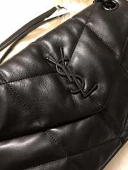 YSL LOULOU PUFFER Quilted Lambskin Bag Black 577476 Size 29 x 17 x 11 cm - 5