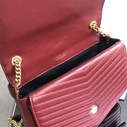 YSL Chain Bag Red 532652 Size 24 x 19 x 7 cm - 2