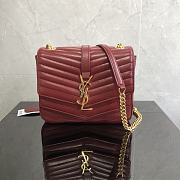 YSL Chain Bag Red 532662 Size 17 x 15 x 6 cm - 1