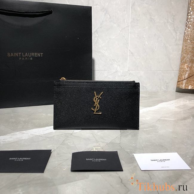 YSL Clutch Italian Leather 554188 Size 20 × 12 × 1 cm - 1