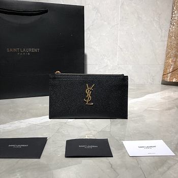 YSL Clutch Italian Leather 554188 Size 20 × 12 × 1 cm