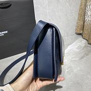 YSL Medium Bellechasse Blue 482044 Size 24 x 16 x 7 cm - 6