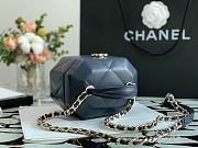 Chanel Box Bag Blue 99077 Size 15 x 10 x 11 cm - 4