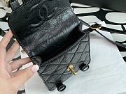 Chanel Mini Flap Bag Cowhide Black 99086 Size 17 x 14 x 7 cm - 3