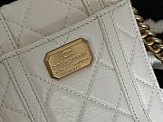 Chanel Mini Flap Bag Cowhide White 99086 Size 17 x 14 x 7 cm - 5