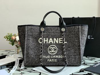 Chanel Beach Bag Black Size 38
