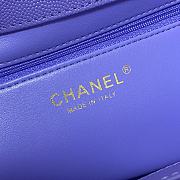 Chanel Messenger Bag Purple 93749 Size 19 x 7 x 14 cm - 6