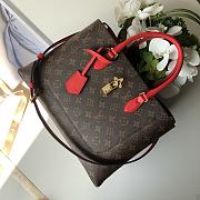 Louis Vuitton Flower Tote Monogram Padlock Black M43553 Size 34 × 24 × 13 cm - 5