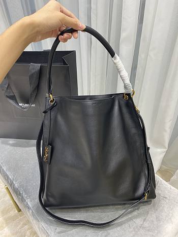 YSL Hobo Bag Black 635266 Size 39 × 35 × 10 cm