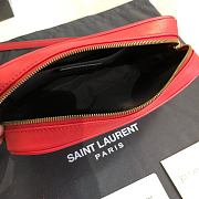 YSL Lou Camera Bag Red 520534 Size 23 x 16 x 6 cm - 6