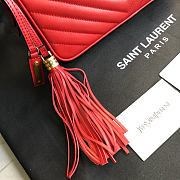 YSL Lou Camera Bag Red 520534 Size 23 x 16 x 6 cm - 2