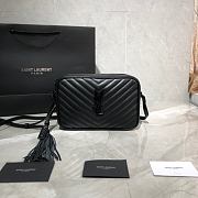 YSL Lou Camera Bag Full Black 520534 Size 23 x 16 x 6 cm - 1